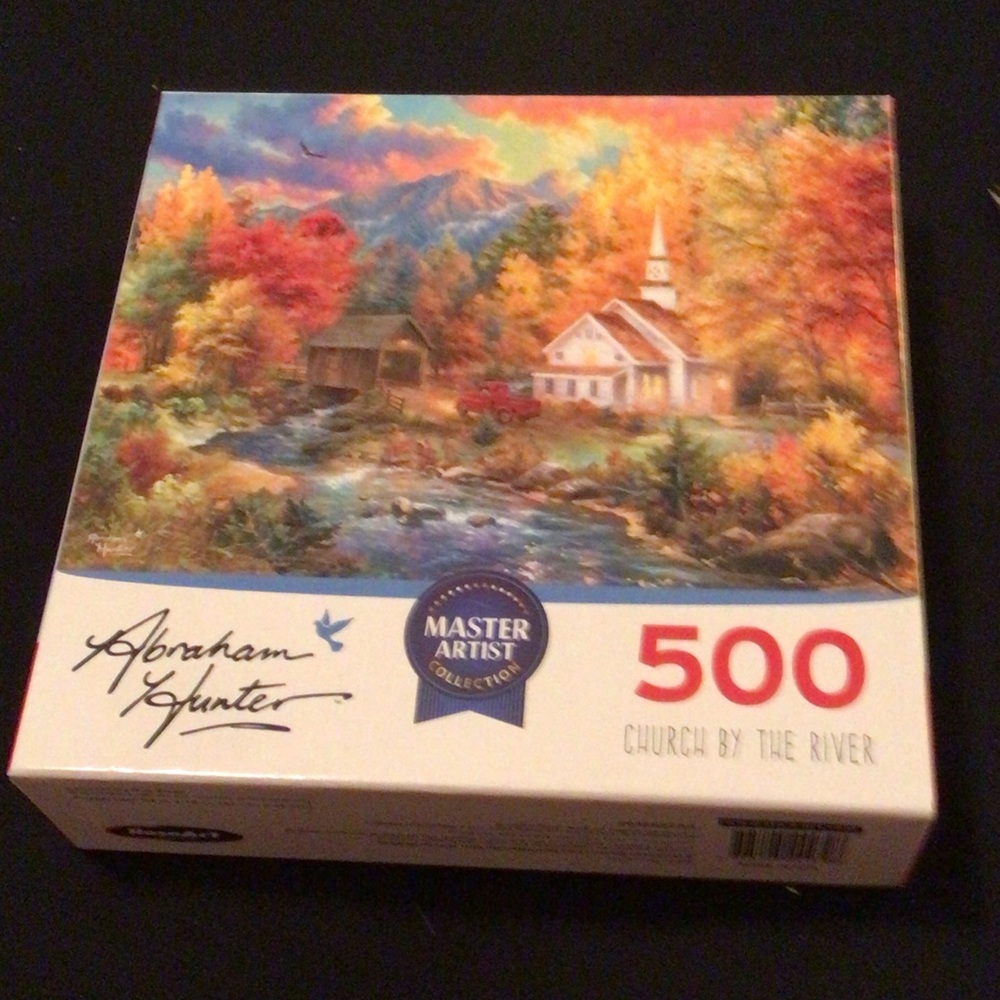 Abraham Hunter ‘Church by the River' Jigsaw Puzzle - 500 Pieces